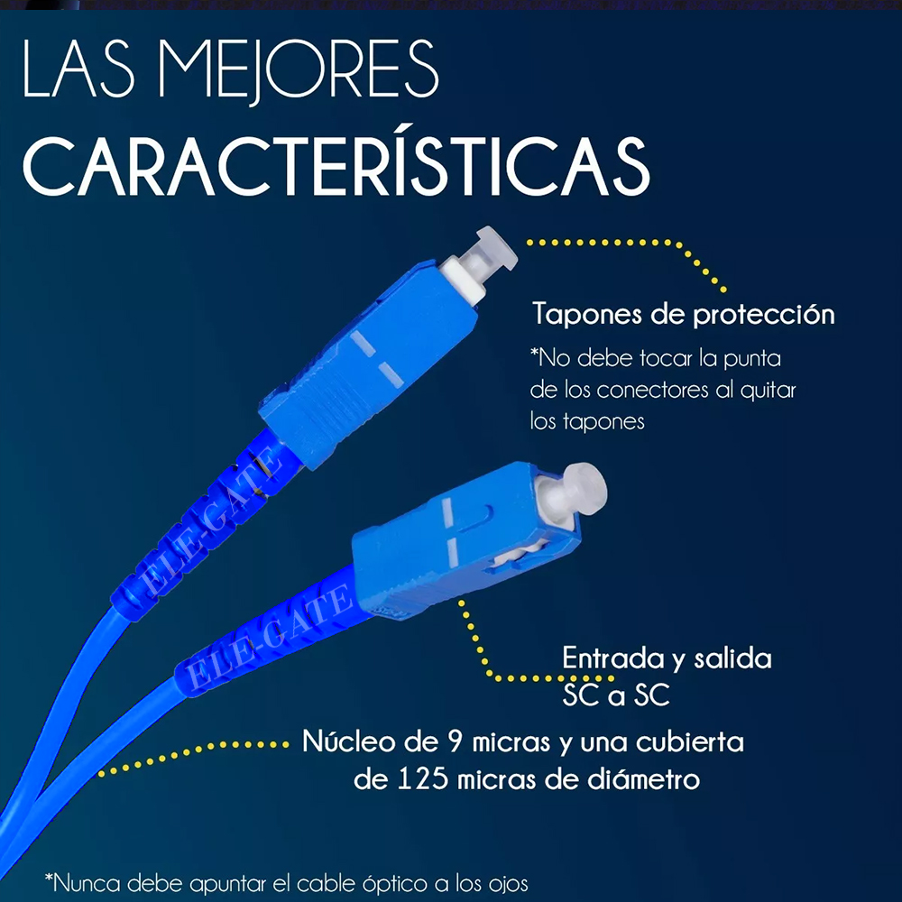 Cable Fibra Optica Internet Modem